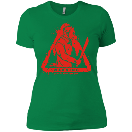 T-Shirts Kelly Green / X-Small Camp at Your Own Risk Women's Premium T-Shirt