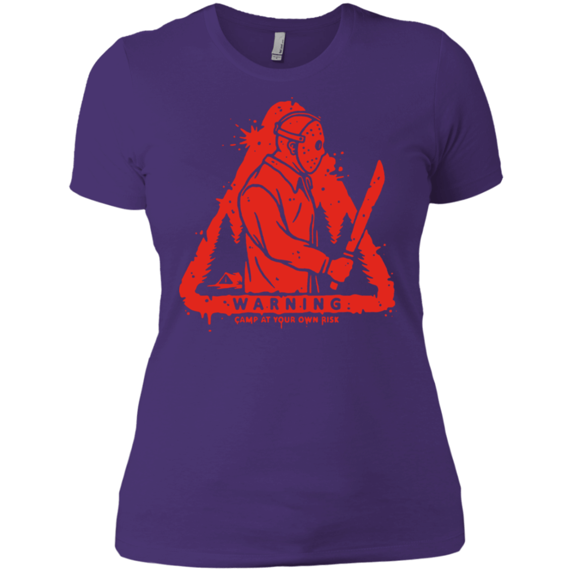 T-Shirts Purple Rush/ / X-Small Camp at Your Own Risk Women's Premium T-Shirt