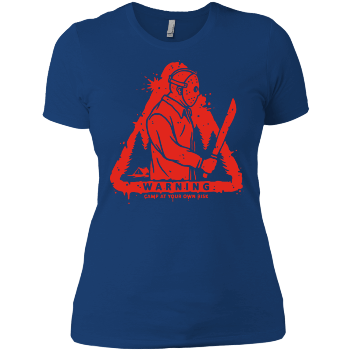T-Shirts Royal / X-Small Camp at Your Own Risk Women's Premium T-Shirt