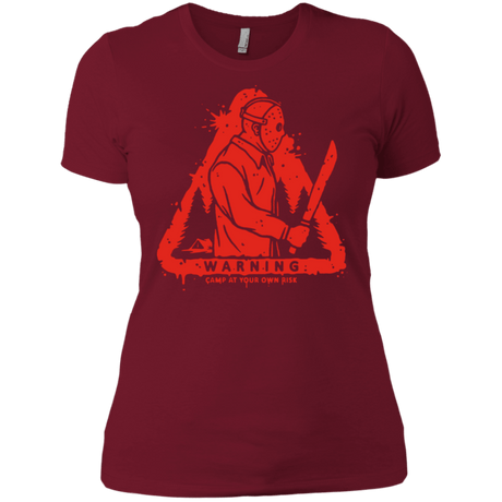 T-Shirts Scarlet / X-Small Camp at Your Own Risk Women's Premium T-Shirt
