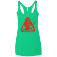 T-Shirts Envy / X-Small Camp at Your Own Risk Women's Triblend Racerback Tank