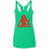 T-Shirts Envy / X-Small Camp at Your Own Risk Women's Triblend Racerback Tank