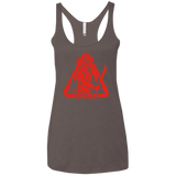 T-Shirts Macchiato / X-Small Camp at Your Own Risk Women's Triblend Racerback Tank