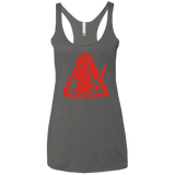 T-Shirts Premium Heather / X-Small Camp at Your Own Risk Women's Triblend Racerback Tank