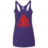 T-Shirts Purple Rush / X-Small Camp at Your Own Risk Women's Triblend Racerback Tank