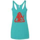 T-Shirts Tahiti Blue / X-Small Camp at Your Own Risk Women's Triblend Racerback Tank