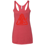 T-Shirts Vintage Red / X-Small Camp at Your Own Risk Women's Triblend Racerback Tank
