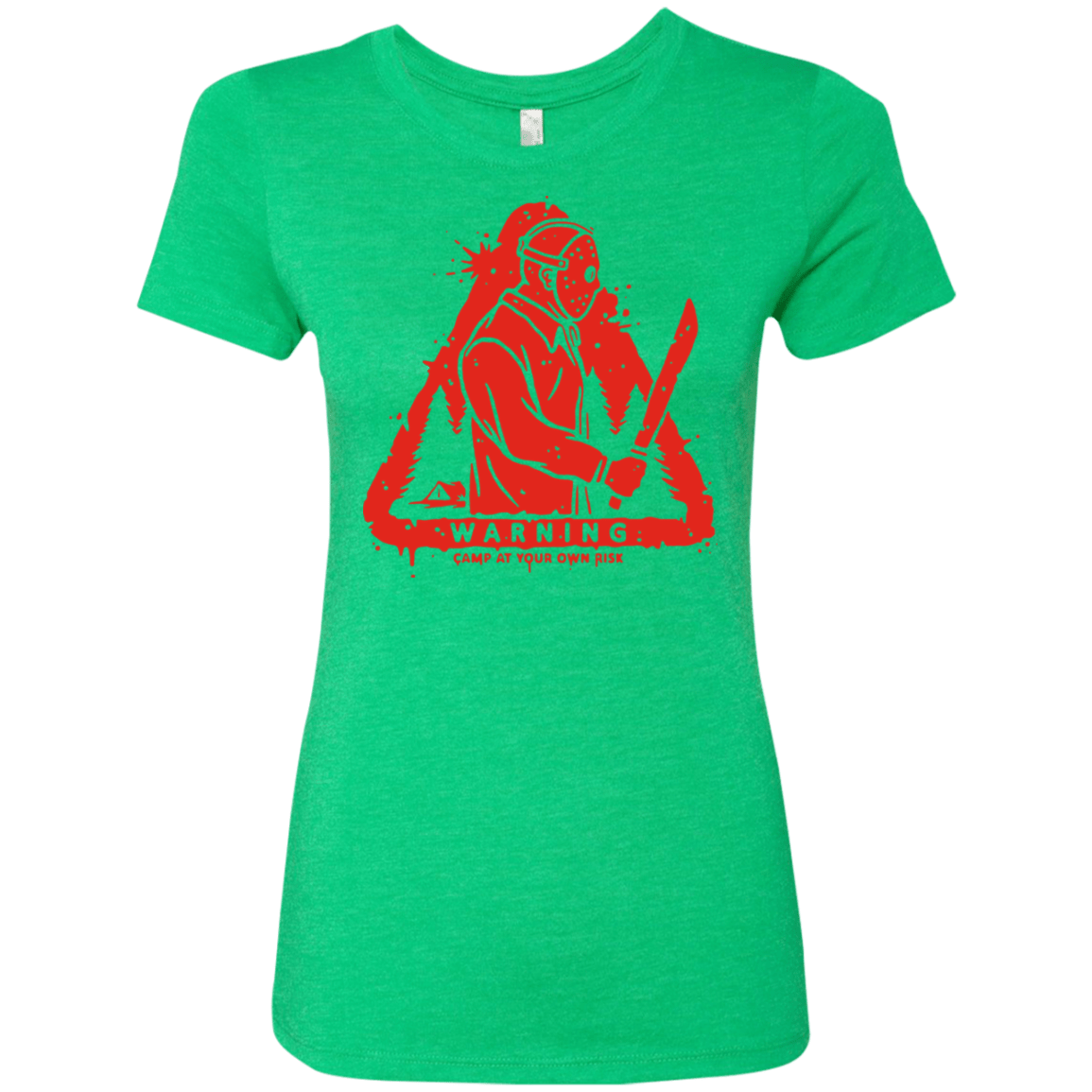 T-Shirts Envy / S Camp at Your Own Risk Women's Triblend T-Shirt