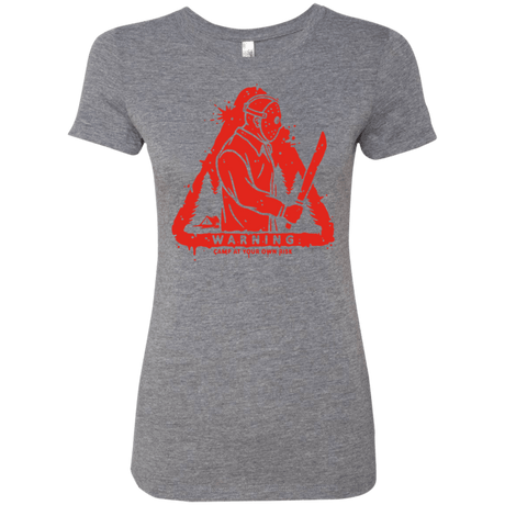 T-Shirts Premium Heather / S Camp at Your Own Risk Women's Triblend T-Shirt
