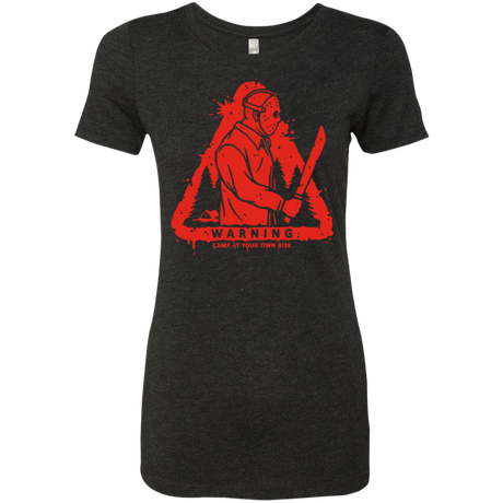 T-Shirts Vintage Black / S Camp at Your Own Risk Women's Triblend T-Shirt