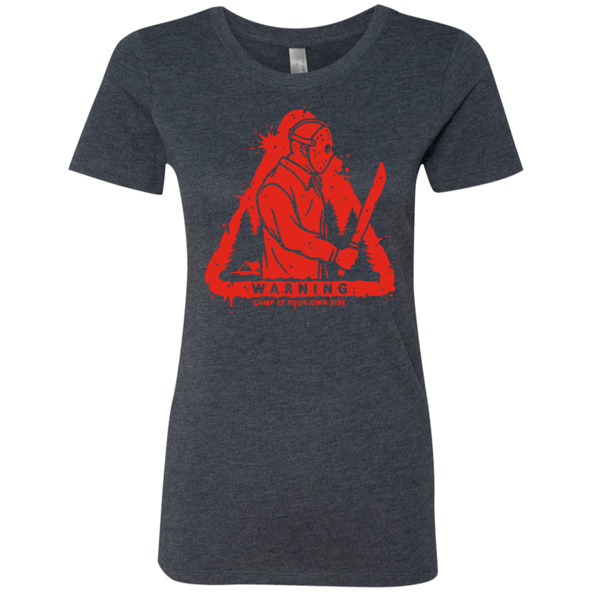 T-Shirts Vintage Navy / S Camp at Your Own Risk Women's Triblend T-Shirt