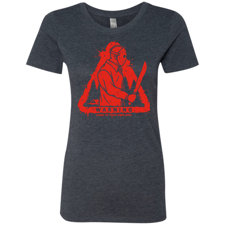 T-Shirts Vintage Navy / S Camp at Your Own Risk Women's Triblend T-Shirt