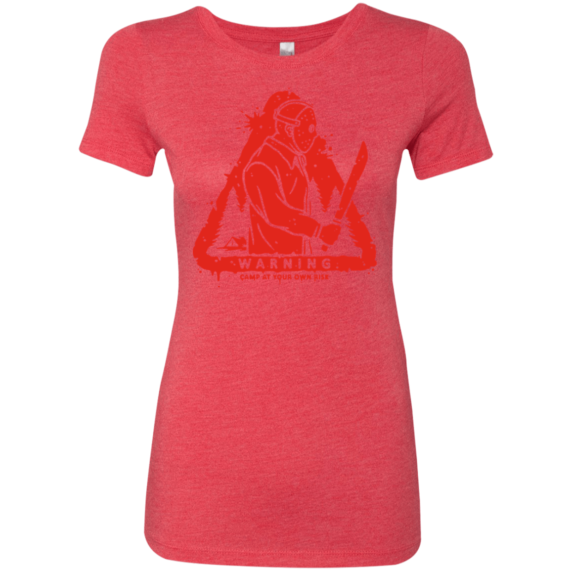 T-Shirts Vintage Red / S Camp at Your Own Risk Women's Triblend T-Shirt
