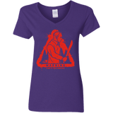 T-Shirts Purple / S Camp at Your Own Risk Women's V-Neck T-Shirt