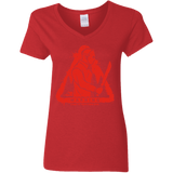 T-Shirts Red / S Camp at Your Own Risk Women's V-Neck T-Shirt