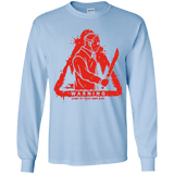 T-Shirts Light Blue / YS Camp at Your Own Risk Youth Long Sleeve T-Shirt