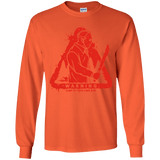 T-Shirts Orange / YS Camp at Your Own Risk Youth Long Sleeve T-Shirt