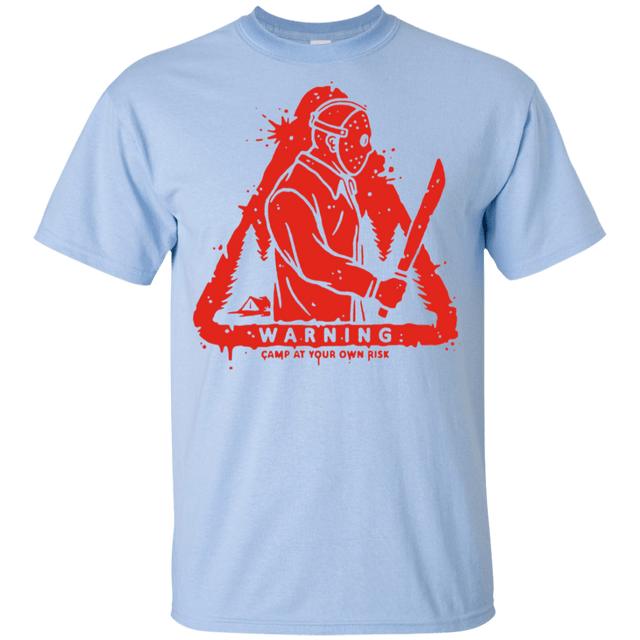 T-Shirts Light Blue / YXS Camp at Your Own Risk Youth T-Shirt