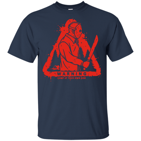 T-Shirts Navy / YXS Camp at Your Own Risk Youth T-Shirt