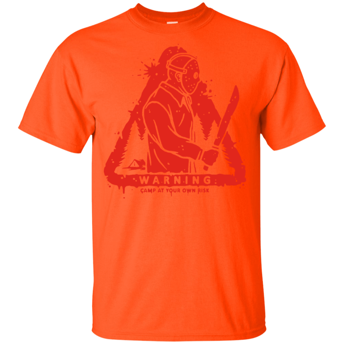 T-Shirts Orange / YXS Camp at Your Own Risk Youth T-Shirt