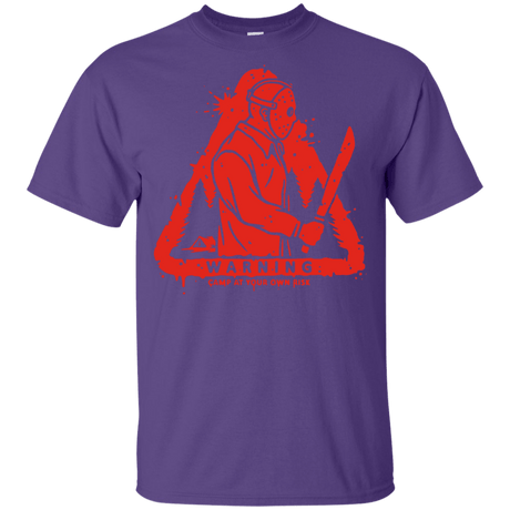 T-Shirts Purple / YXS Camp at Your Own Risk Youth T-Shirt