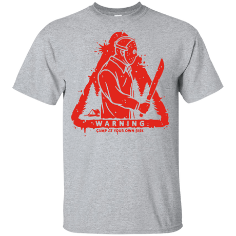 T-Shirts Sport Grey / YXS Camp at Your Own Risk Youth T-Shirt