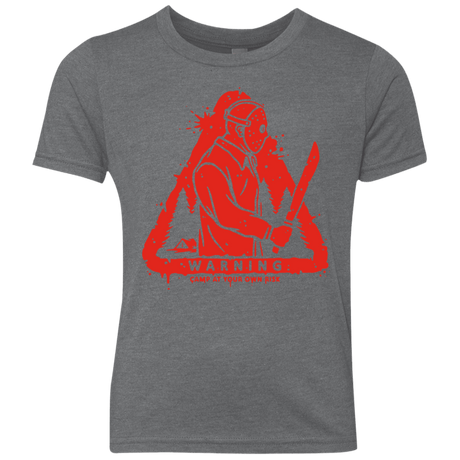 T-Shirts Premium Heather / YXS Camp at Your Own Risk Youth Triblend T-Shirt