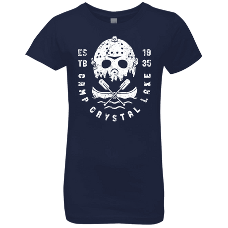T-Shirts Midnight Navy / YXS Camp Crystal Lake Girls Premium T-Shirt