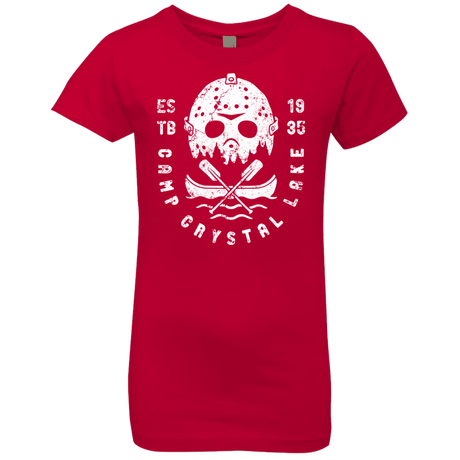 T-Shirts Red / YXS Camp Crystal Lake Girls Premium T-Shirt