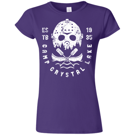 T-Shirts Purple / S Camp Crystal Lake Junior Slimmer-Fit T-Shirt