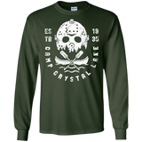 T-Shirts Forest Green / S Camp Crystal Lake Men's Long Sleeve T-Shirt