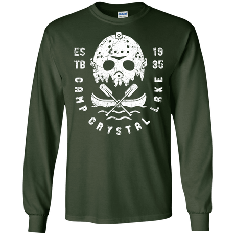 T-Shirts Forest Green / S Camp Crystal Lake Men's Long Sleeve T-Shirt