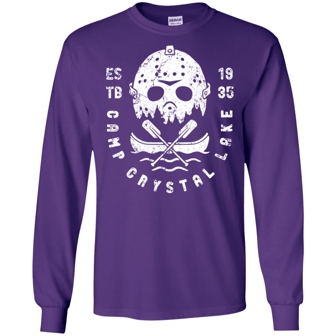 T-Shirts Purple / S Camp Crystal Lake Men's Long Sleeve T-Shirt