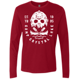T-Shirts Cardinal / S Camp Crystal Lake Men's Premium Long Sleeve