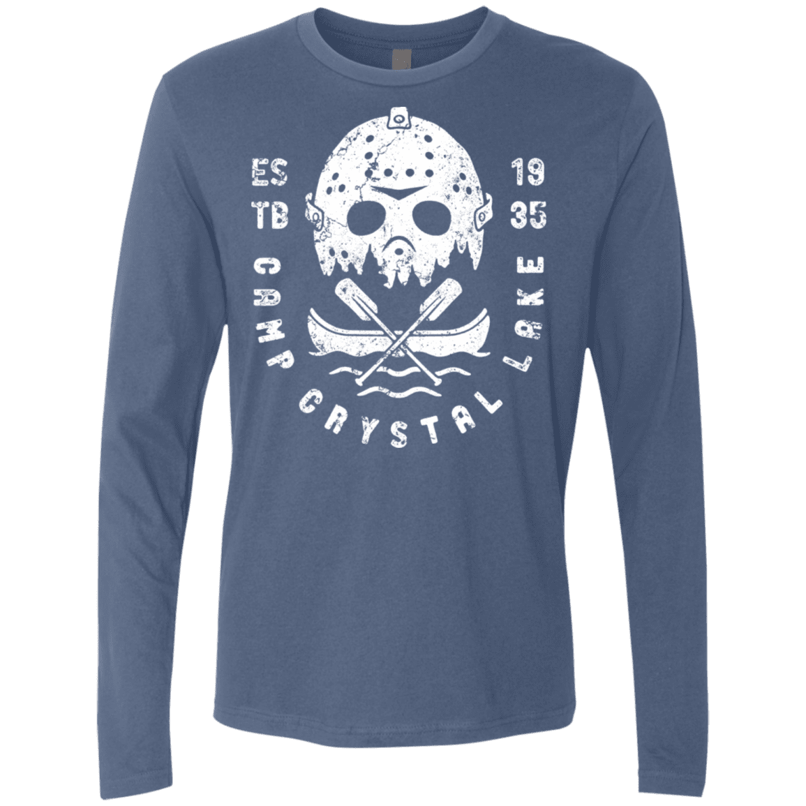 T-Shirts Indigo / S Camp Crystal Lake Men's Premium Long Sleeve