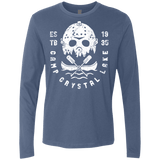 T-Shirts Indigo / S Camp Crystal Lake Men's Premium Long Sleeve