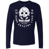 T-Shirts Midnight Navy / S Camp Crystal Lake Men's Premium Long Sleeve