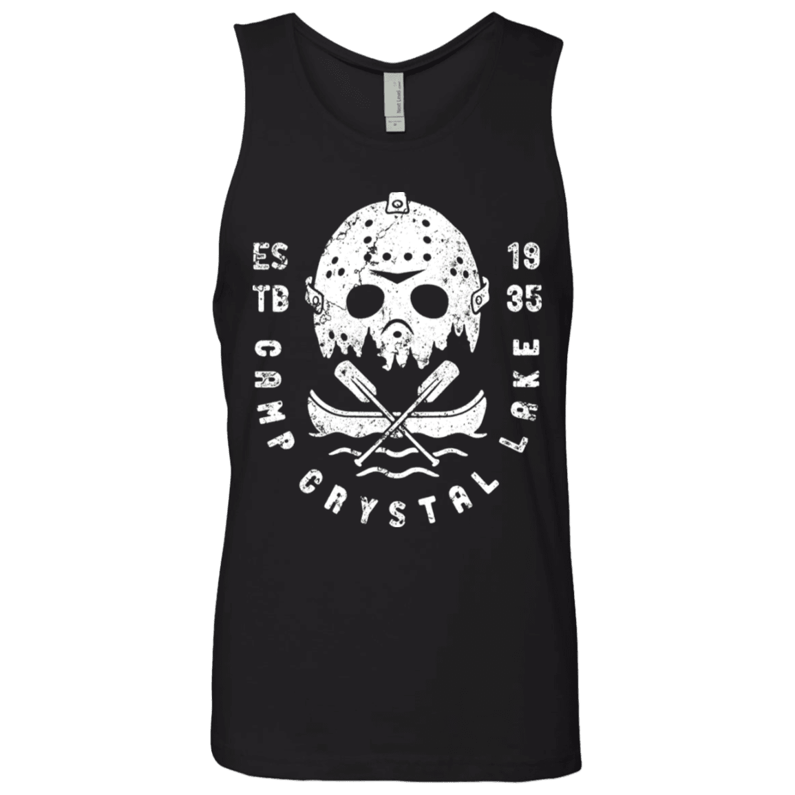 T-Shirts Black / S Camp Crystal Lake Men's Premium Tank Top