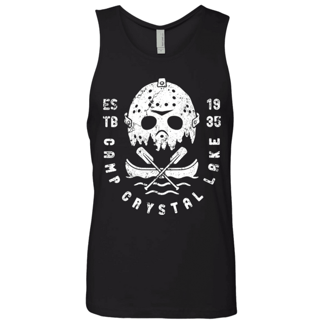 T-Shirts Black / S Camp Crystal Lake Men's Premium Tank Top