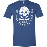 T-Shirts Heather Royal / X-Small Camp Crystal Lake Men's Semi-Fitted Softstyle