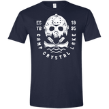T-Shirts Navy / X-Small Camp Crystal Lake Men's Semi-Fitted Softstyle