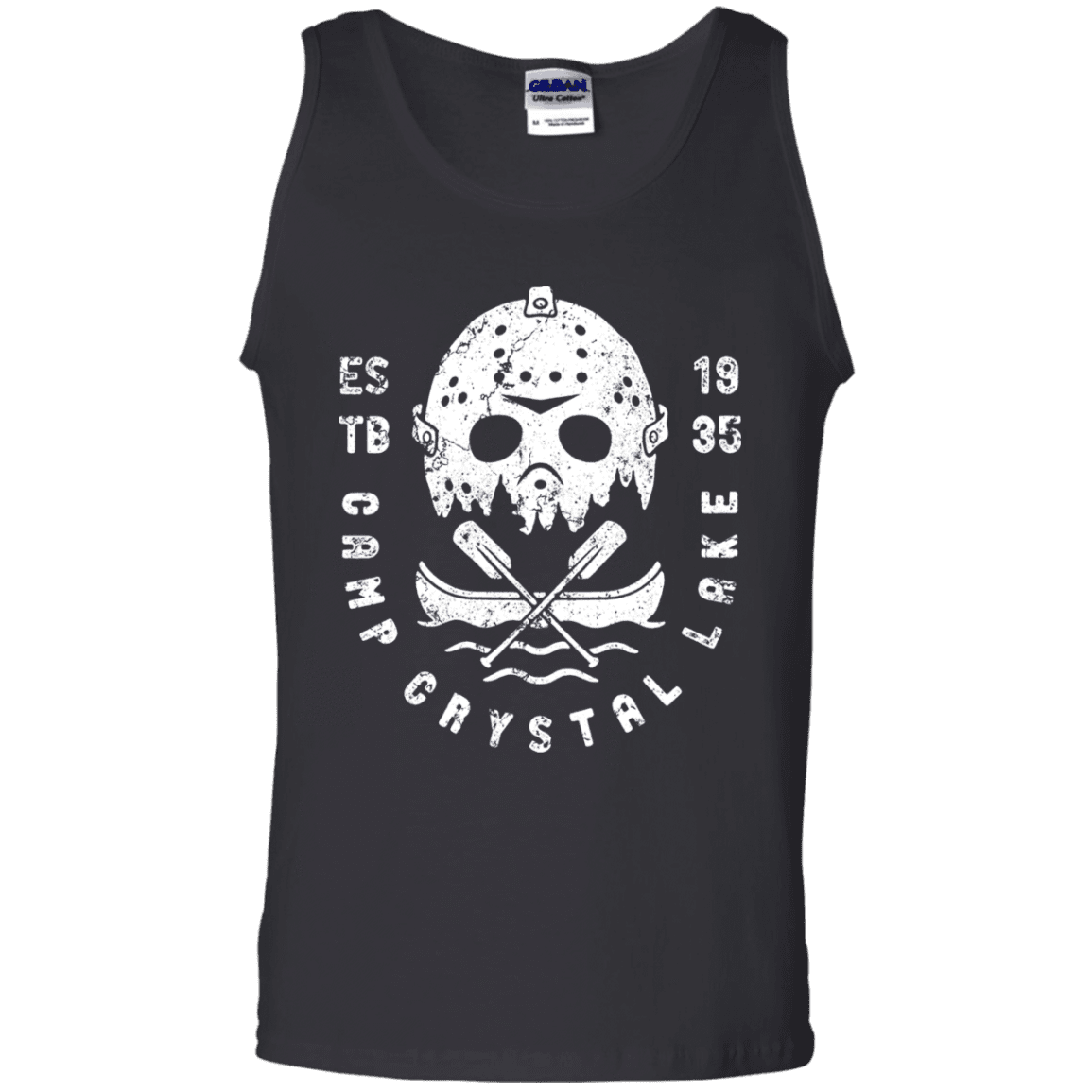 T-Shirts Black / S Camp Crystal Lake Men's Tank Top