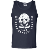 T-Shirts Navy / S Camp Crystal Lake Men's Tank Top