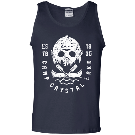 T-Shirts Navy / S Camp Crystal Lake Men's Tank Top