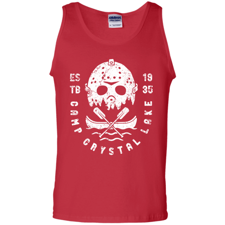 T-Shirts Red / S Camp Crystal Lake Men's Tank Top