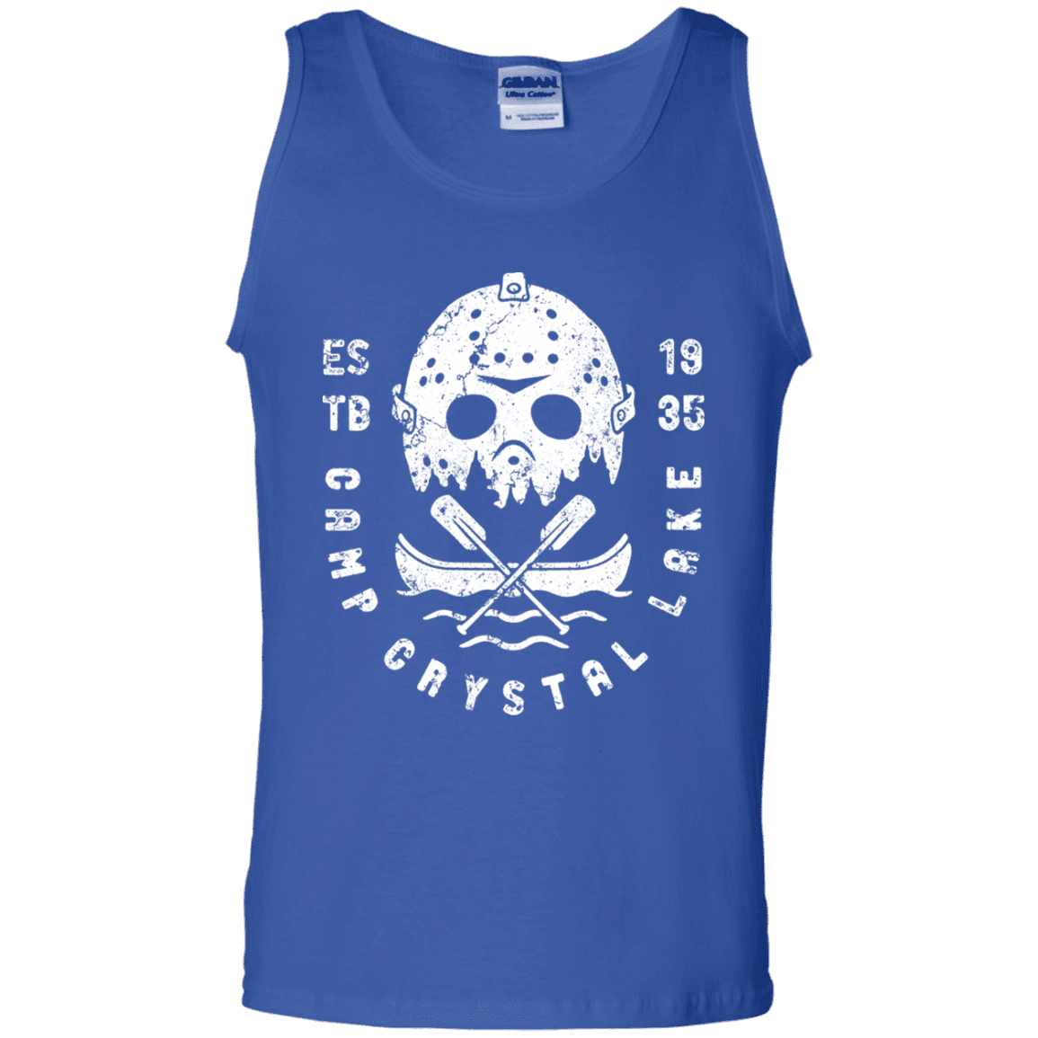 T-Shirts Royal / S Camp Crystal Lake Men's Tank Top