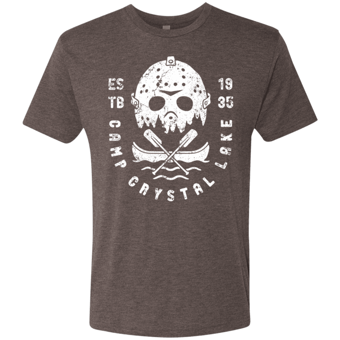 T-Shirts Macchiato / S Camp Crystal Lake Men's Triblend T-Shirt