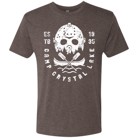 T-Shirts Macchiato / S Camp Crystal Lake Men's Triblend T-Shirt