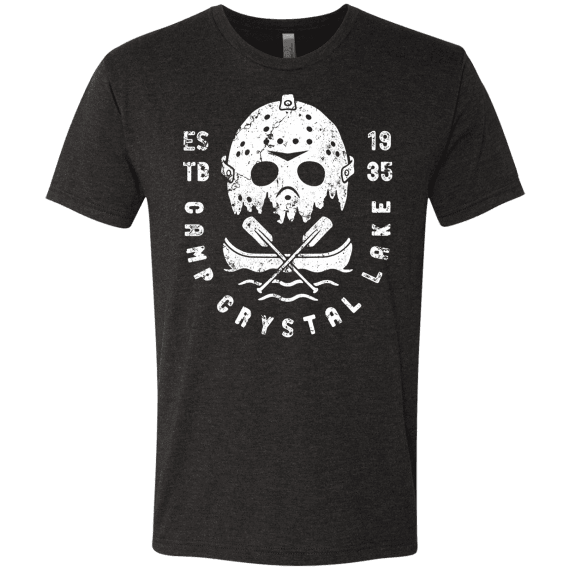 T-Shirts Vintage Black / S Camp Crystal Lake Men's Triblend T-Shirt