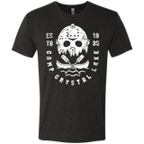 T-Shirts Vintage Black / S Camp Crystal Lake Men's Triblend T-Shirt
